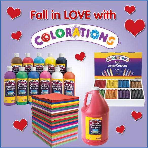 Colorations Large Crayons - 16 Colors, Set of 400, Assorted
